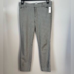 🆕 Gap Factory - Signature Skinny Ankle Pants - Black/White houndstooth size 10
